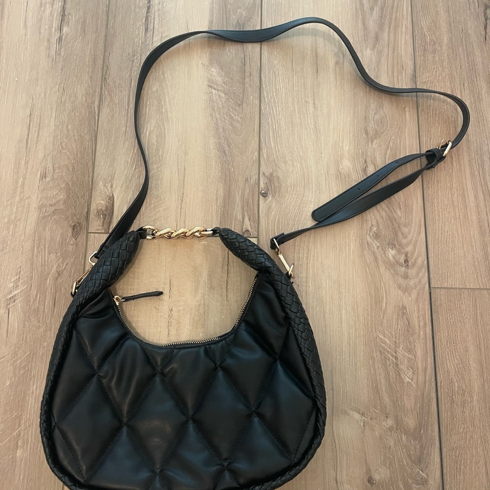 Black Braided Handbag $15